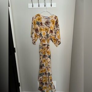 Baltic born faux wrap maxi dress